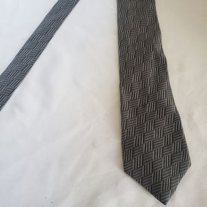 Mario Valentino gray Silk Tie